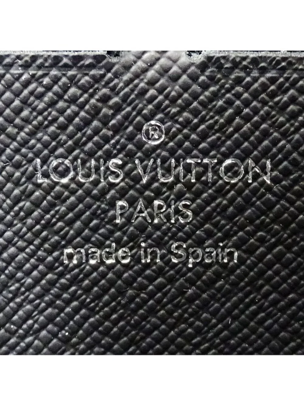 Louis Vuitton Wallet Taiga Zippy Dragonne Ardoise Black L-shaped Zipper Large
